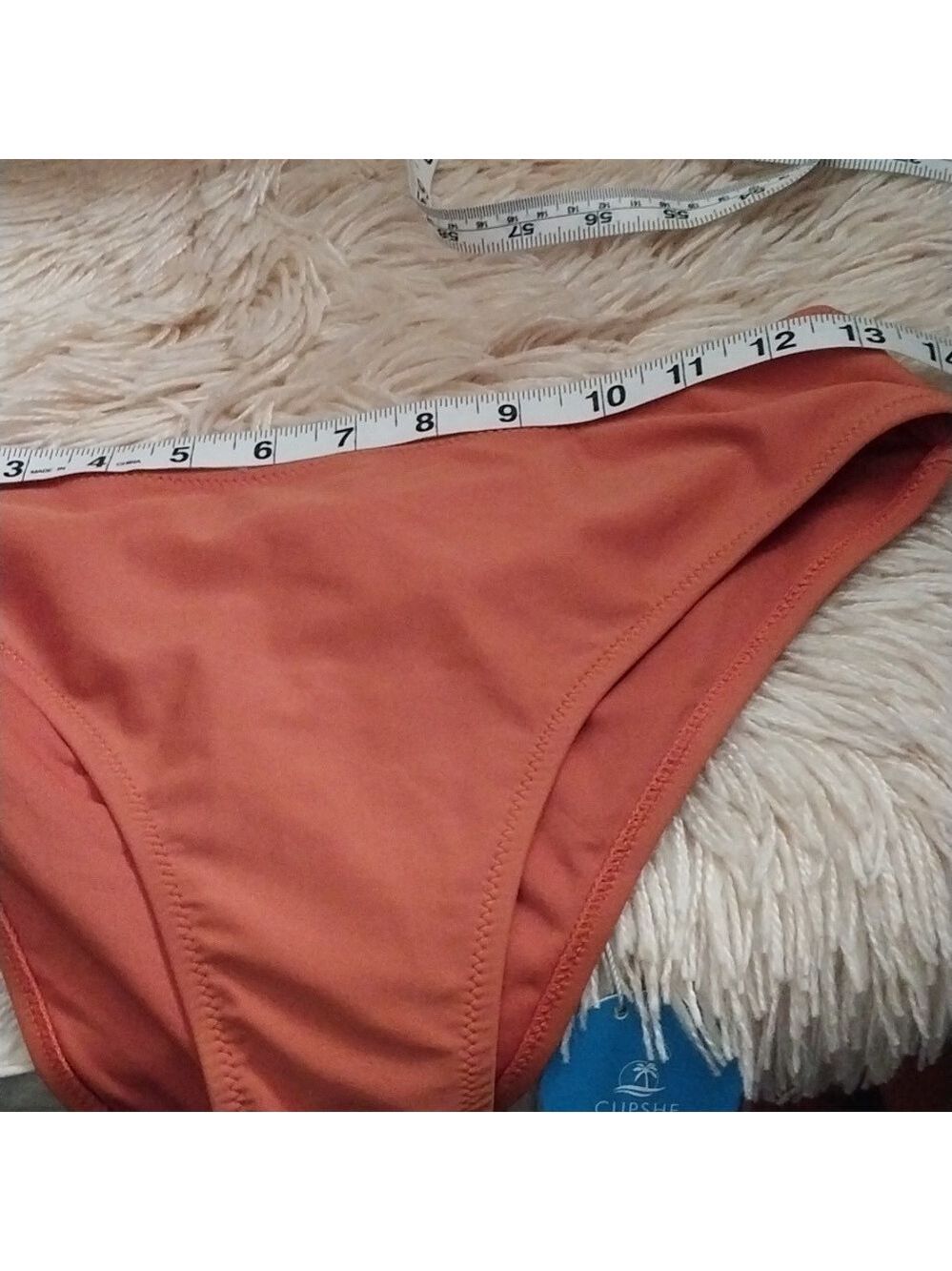 CUPSHE Women's Orange Bikini Bottom NWT Size M - Picture 11 of 12
